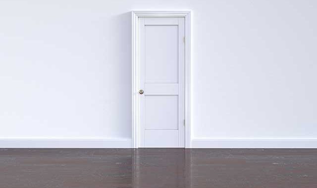door inside home